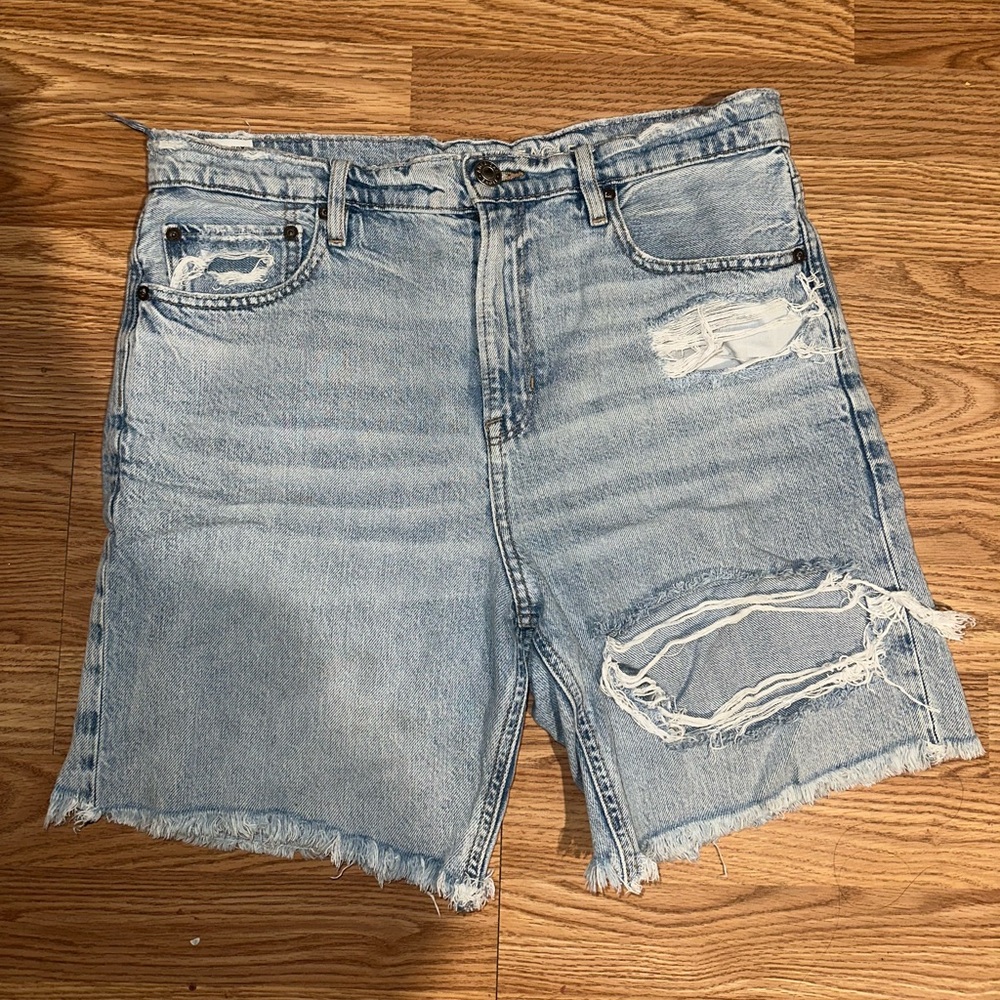 American Eagle Outfitters Light Blue Denim Shorts